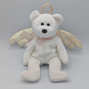 Ty Beanie Babies Halo the Angel Bear Toy 1998 RETIRED Rare Plush HTF No Tag